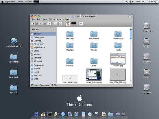 make your desktop like mac